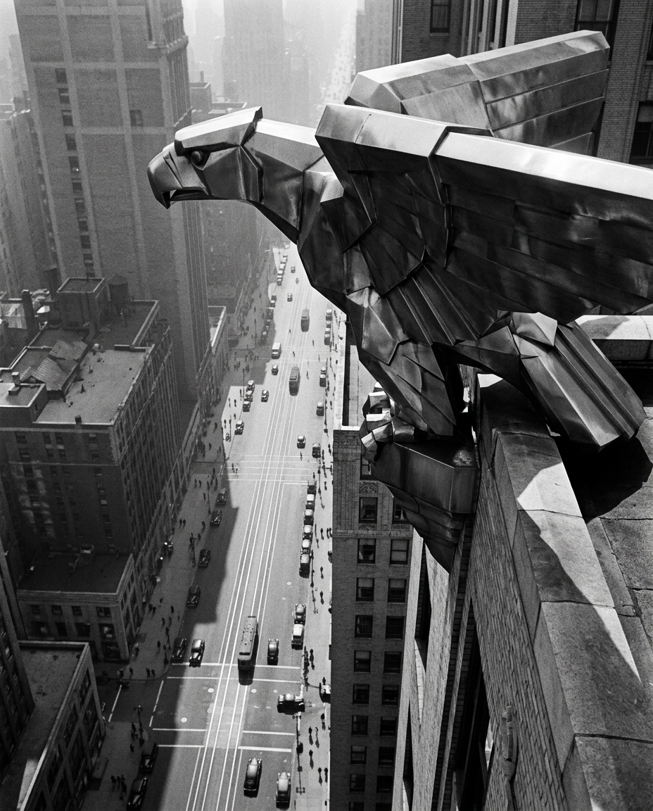 Chrysler Binası’nın Art Deco Kartal Gargoyle