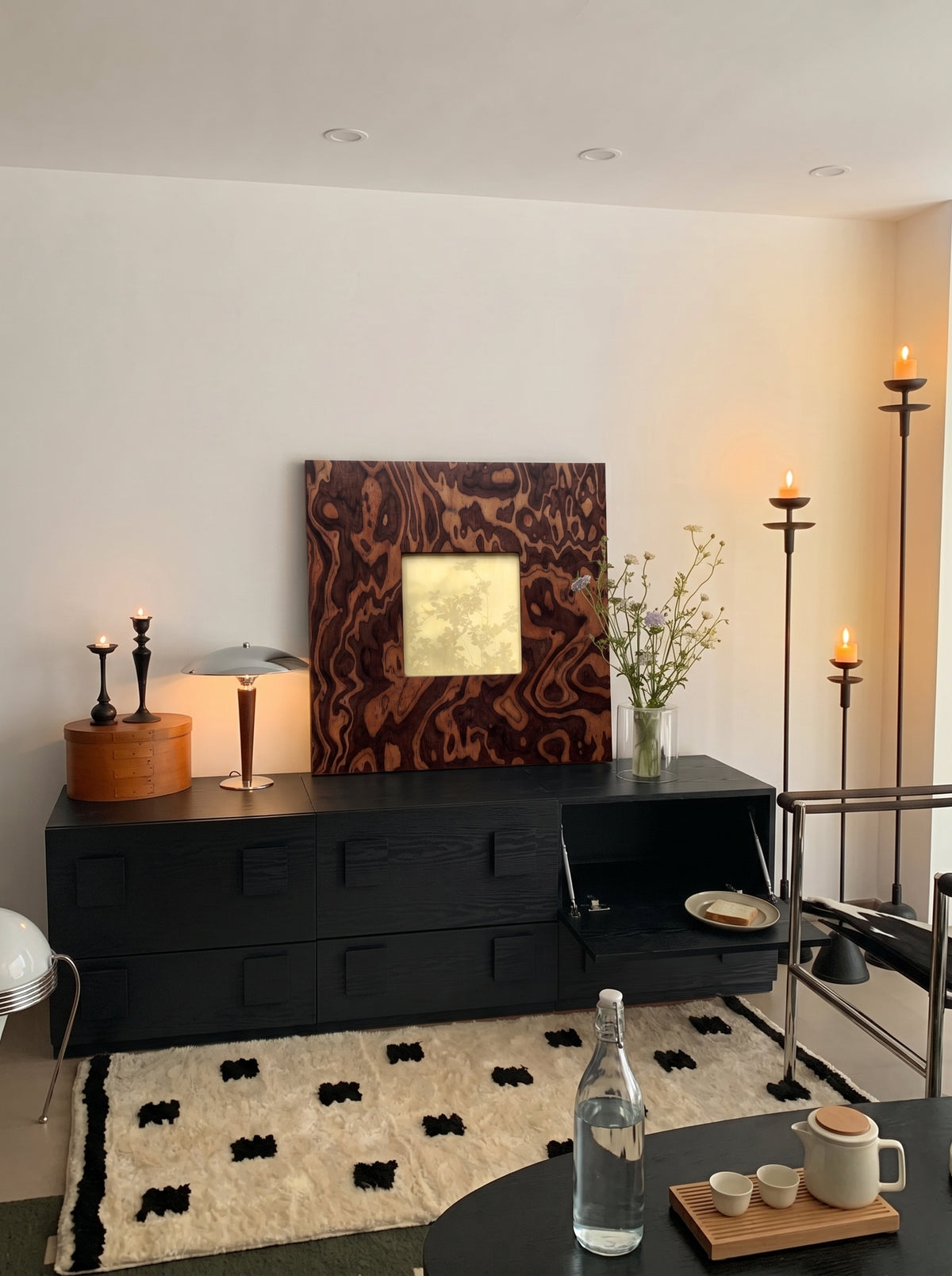 Koyu Kök Kaplama Özel Tasarım Çerçeve 60x60