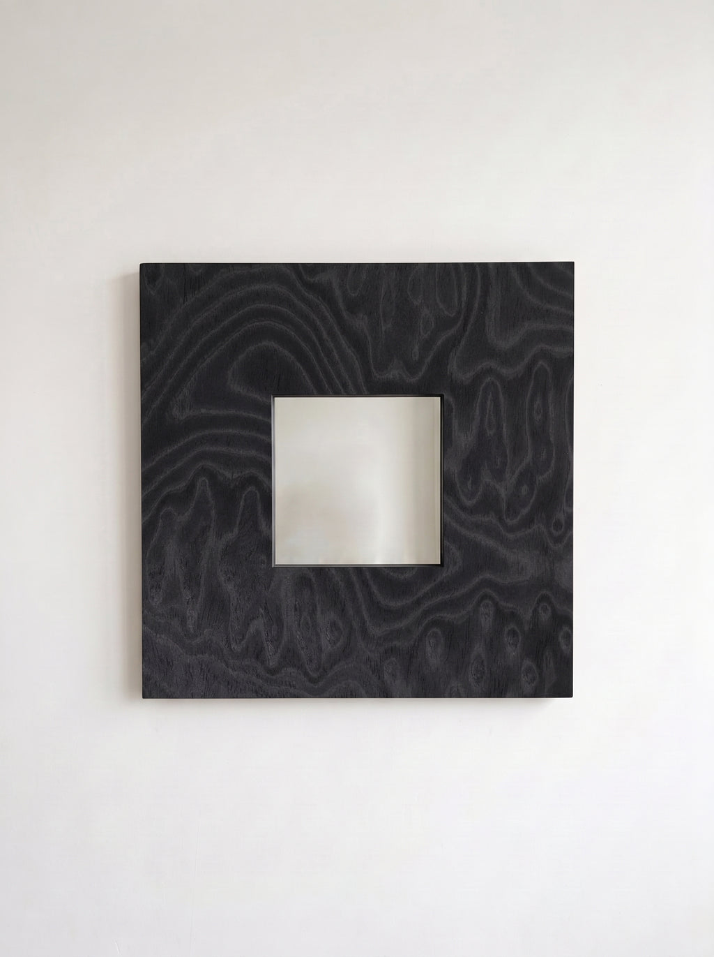 Siyah Kök Ayna 70x70 cm