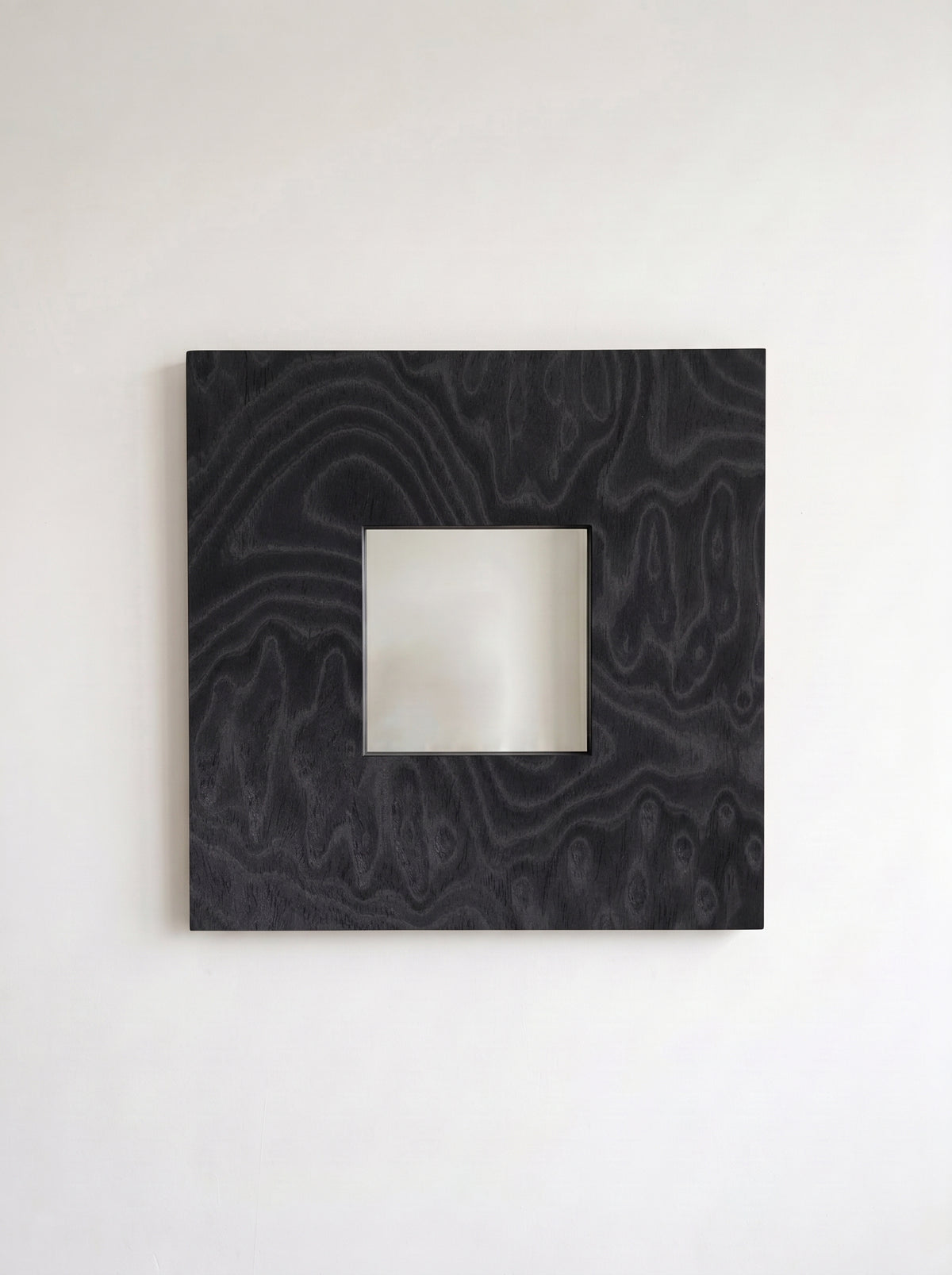 Siyah Kök Ayna 70x70 cm