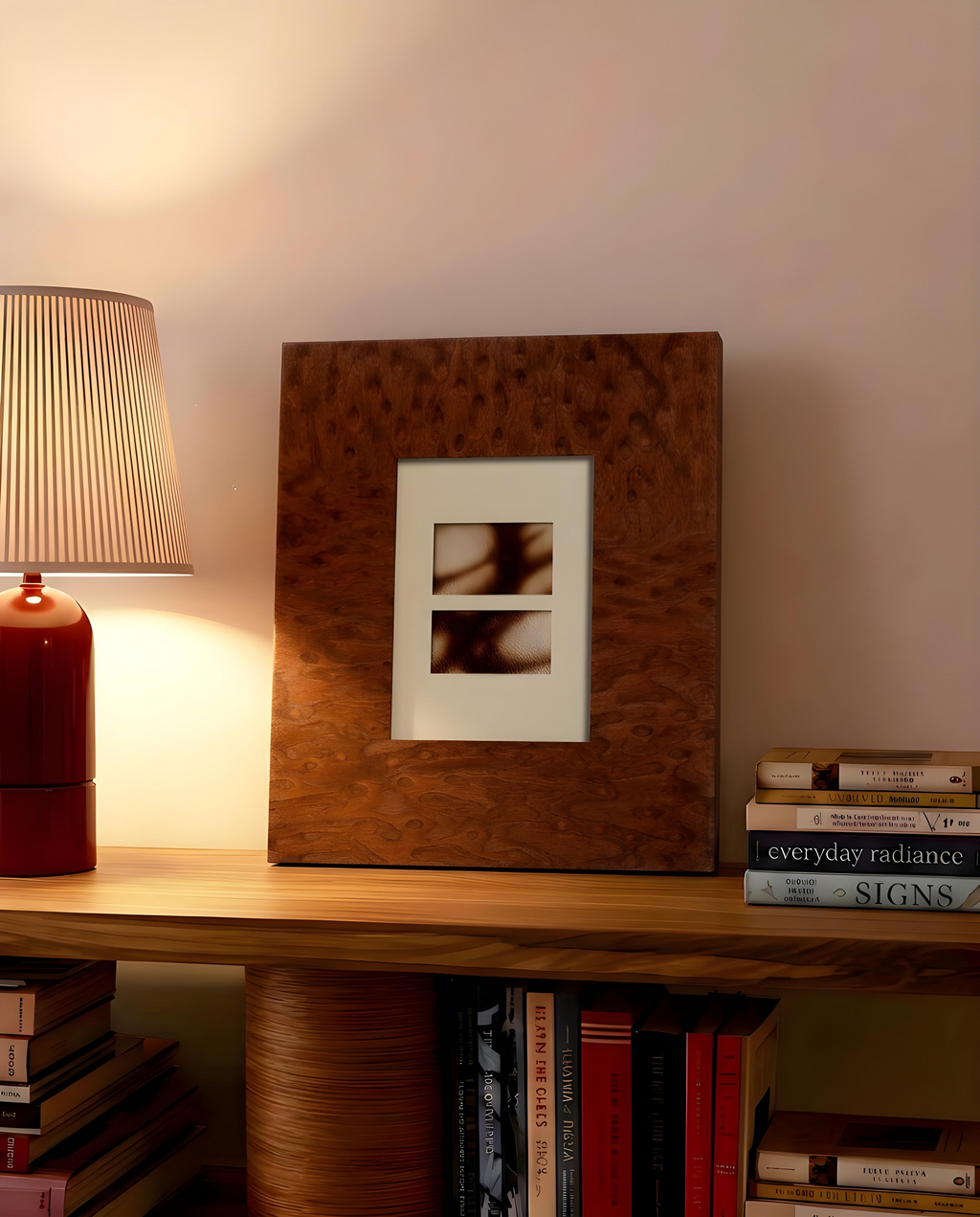 Kahve Kök Kaplama Özel Tasarım Çerçeve 25x30
