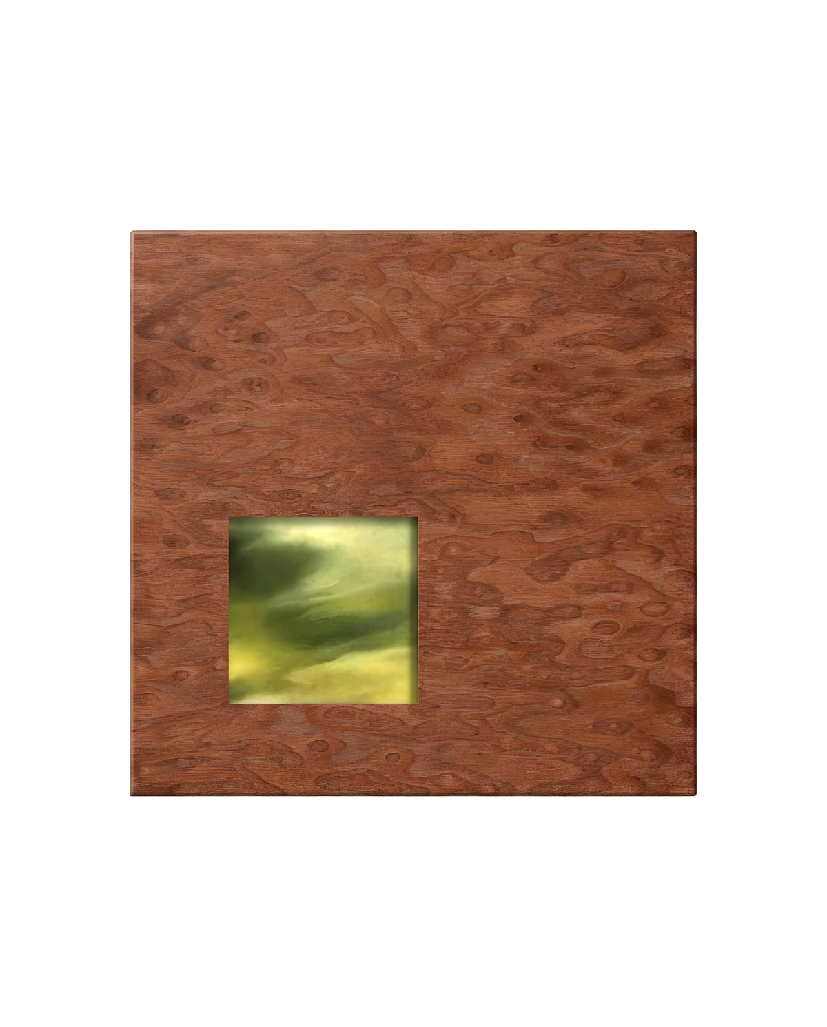 Kahve Kök Kaplama Çerçeve 25x25 cm
