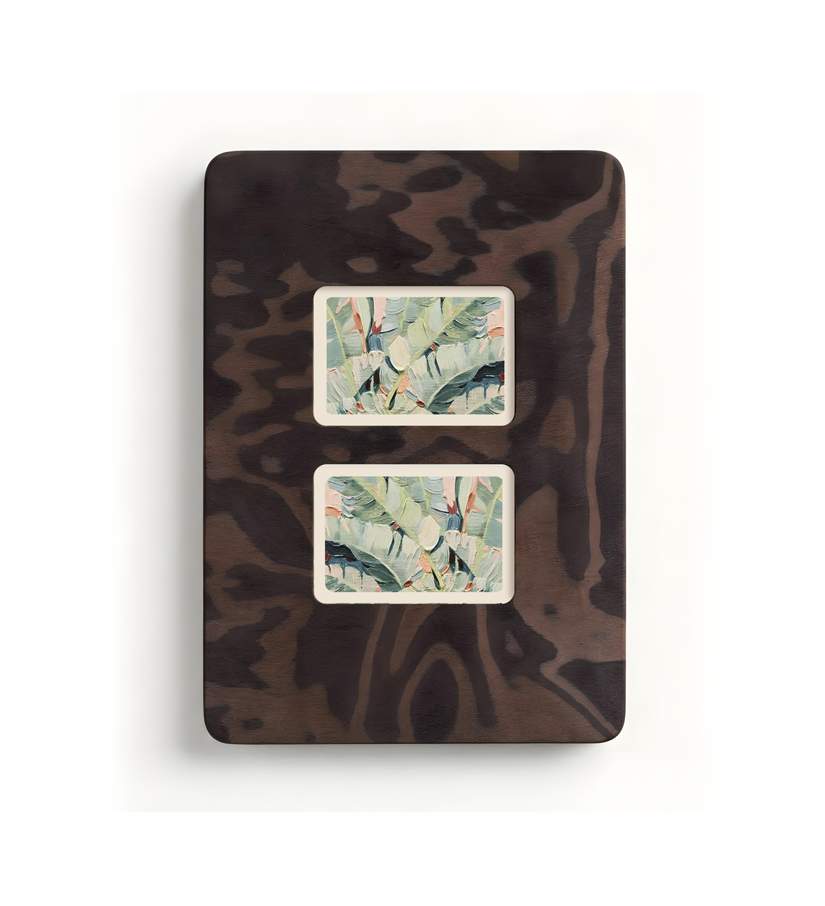 Koyu Kök Kaplama Radius Çerçeve 21x30 cm